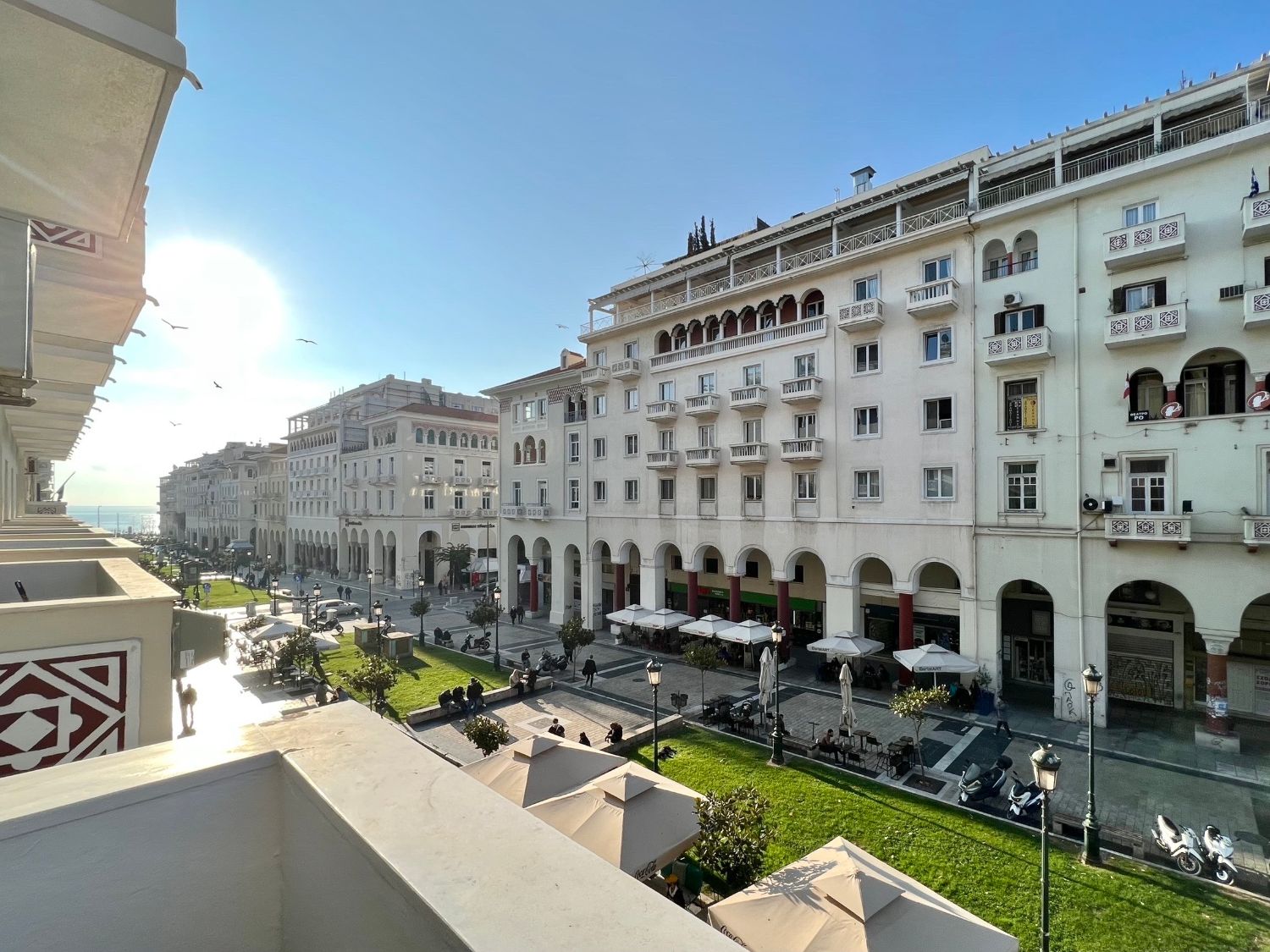 Street View on Aristotelous Square