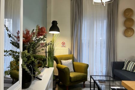 Living room seating area