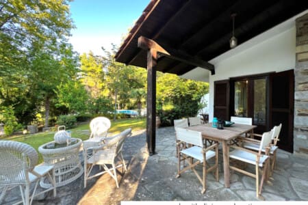 Outdoor seating area