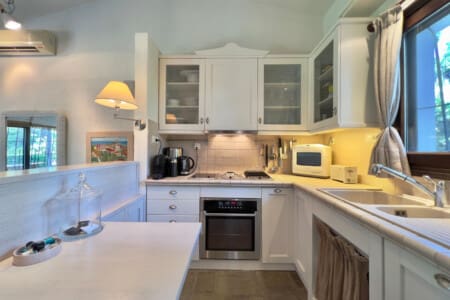 Kitchen and dining area