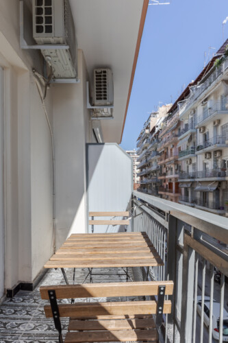 Balcony and street view