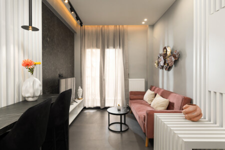 FOS Apartments in Toumpa Thessaloniki offering brand new one-bedroom, two-bedroom, and loft apartments with modern design and premium amenities.