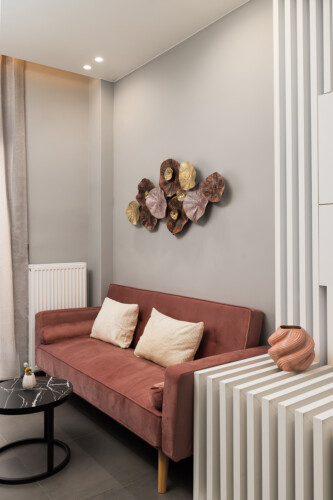 FOS Apartments in Toumpa Thessaloniki offering brand new one-bedroom, two-bedroom, and loft apartments with modern design and premium amenities.