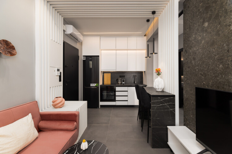 FOS Apartments in Toumpa Thessaloniki offering brand new one-bedroom, two-bedroom, and loft apartments with modern design and premium amenities.