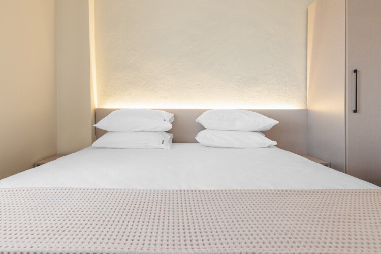 "KYMA STAY beachfront apartments in Palioura Epanomi, offering one-bedroom and two-bedroom options next to Kyma Beach Bar for a relaxing seaside getaway in Greece.