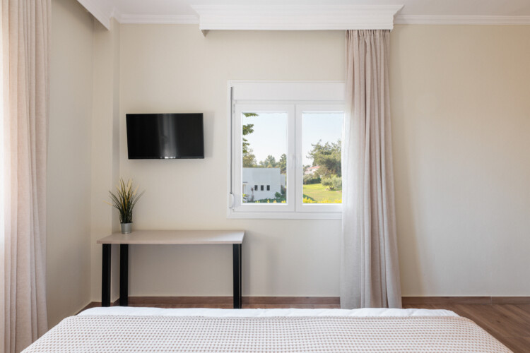 "KYMA STAY beachfront apartments in Palioura Epanomi, offering one-bedroom and two-bedroom options next to Kyma Beach Bar for a relaxing seaside getaway in Greece.