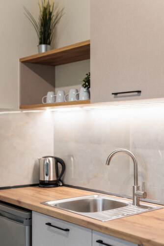 "KYMA STAY beachfront apartments in Palioura Epanomi, offering one-bedroom and two-bedroom options next to Kyma Beach Bar for a relaxing seaside getaway in Greece.