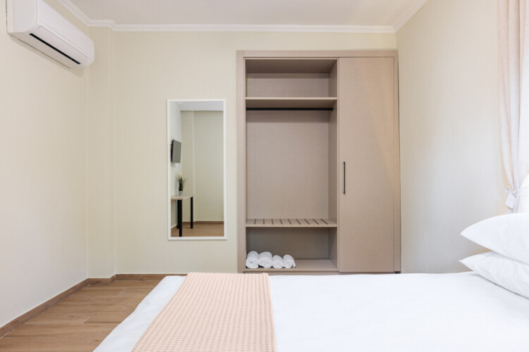 "KYMA STAY beachfront apartments in Palioura Epanomi, offering one-bedroom and two-bedroom options next to Kyma Beach Bar for a relaxing seaside getaway in Greece.