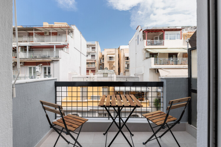 Balcony from Erato apartment